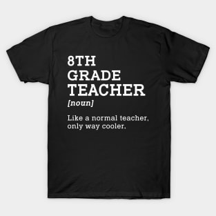 8th Grade Teacher Gift Back To School Idea for Eighth Grade Teacher T-Shirt